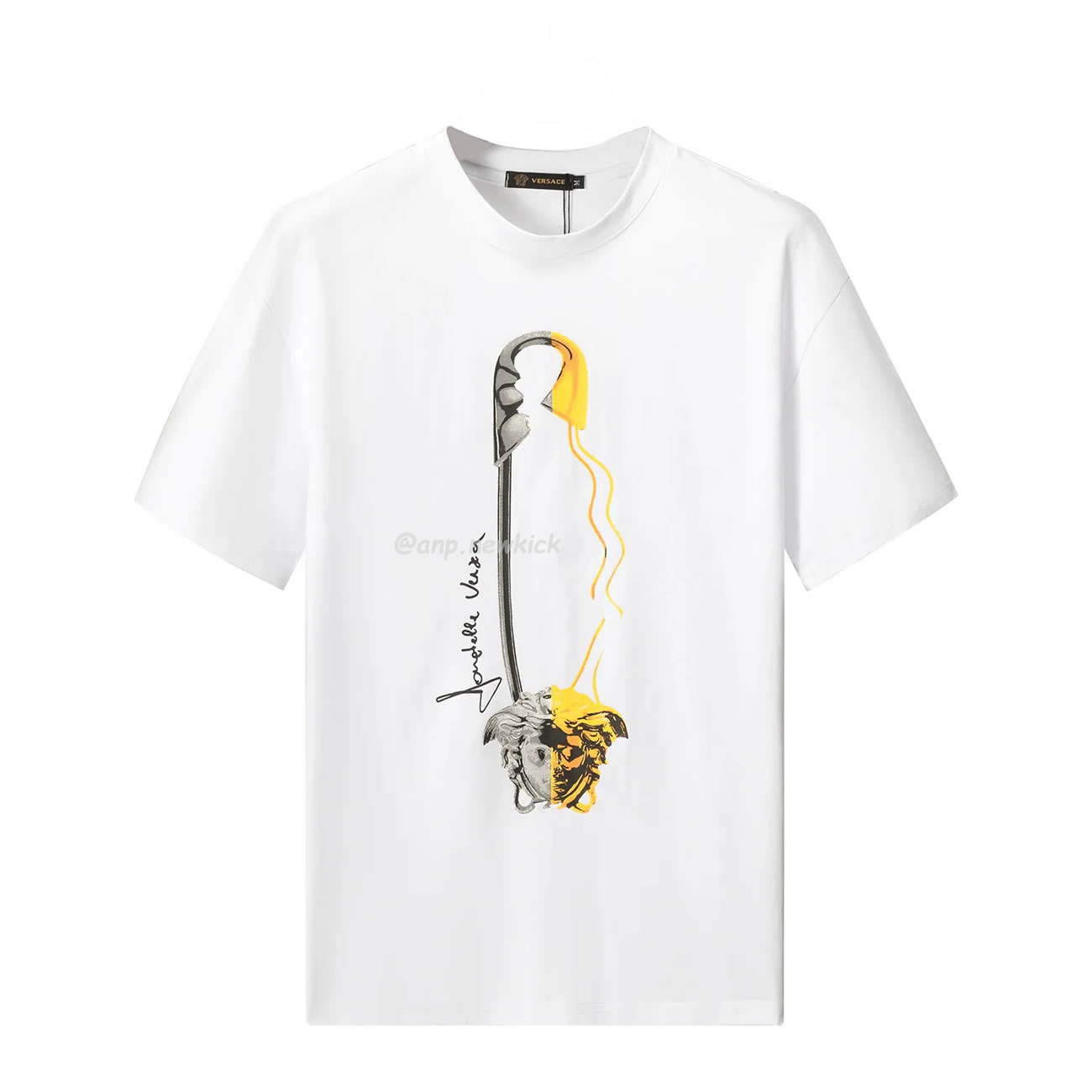 Versace Pattern Medusa Logo Printed Cotton T Shirt (6) - newkick.org